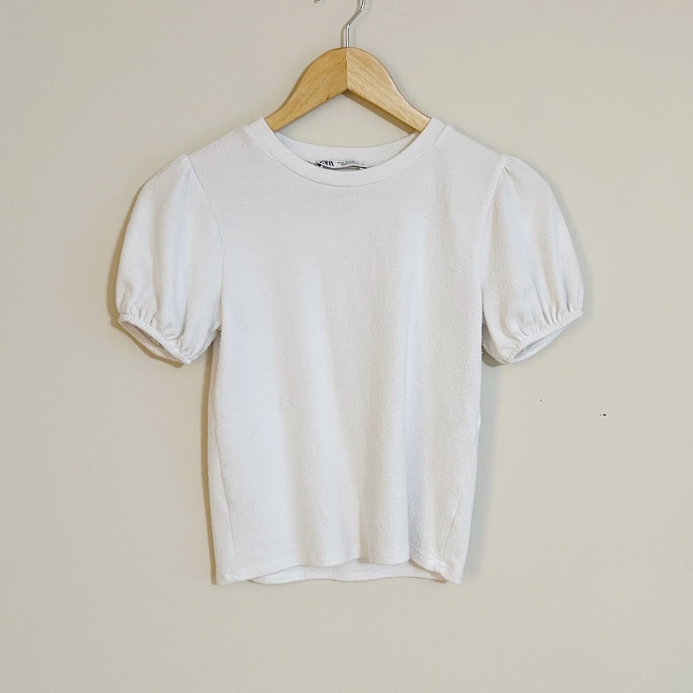 Zara Puffer Sleeve Top